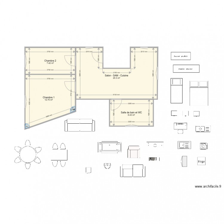 CCF MP5 2. Plan de 0 pièce et 0 m2