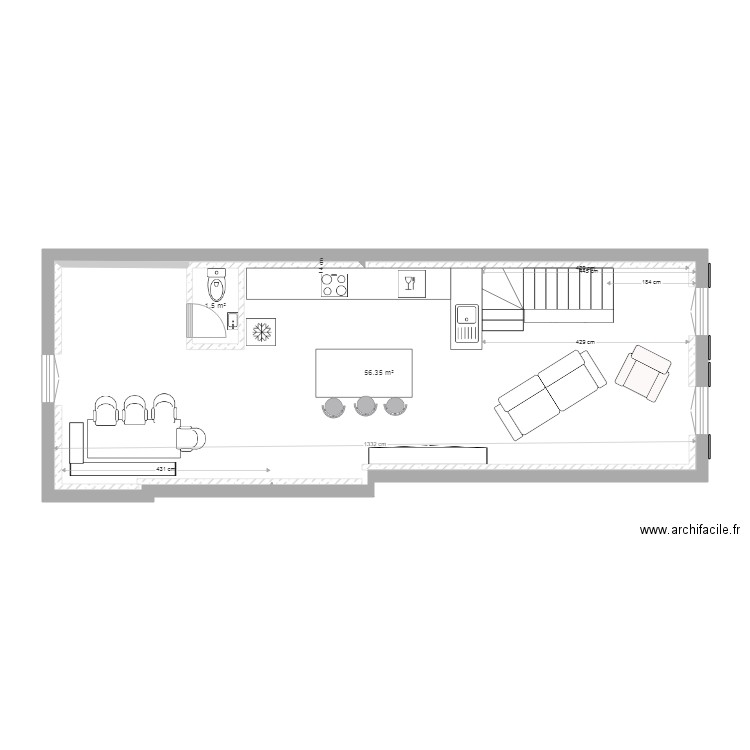 11 place de lHorloge first floor Plan B. Plan de 0 pièce et 0 m2