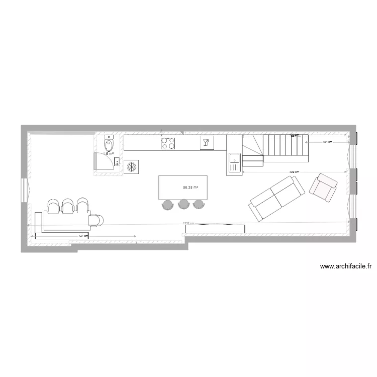 11 place de lHorloge first floor Plan B. Plan de 