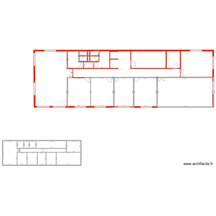 mpm kenitra 1er etage. Plan de 