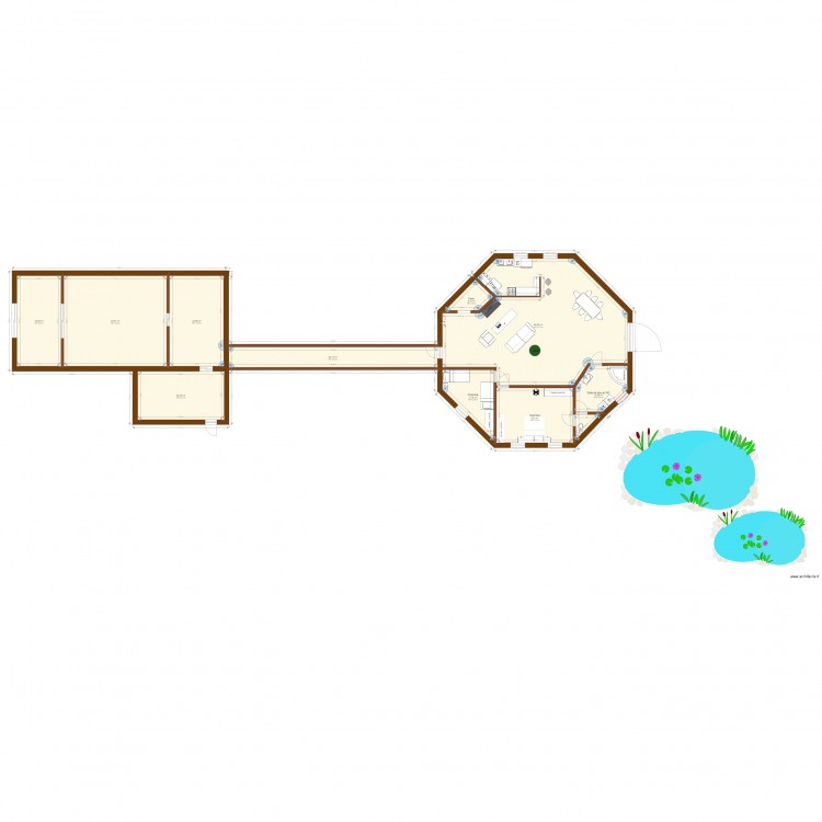 maison. Plan de 0 pièce et 0 m2