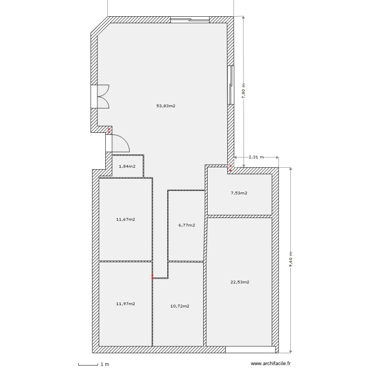 Plan. Plan de 0 pièce et 0 m2
