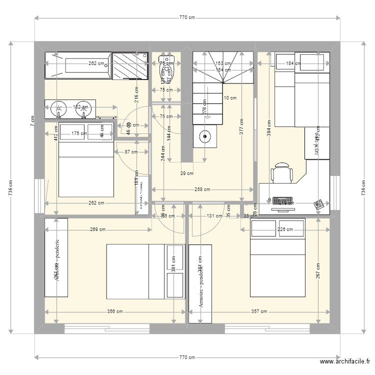 MASERA R-1 PROJET2. Plan de 0 pièce et 0 m2