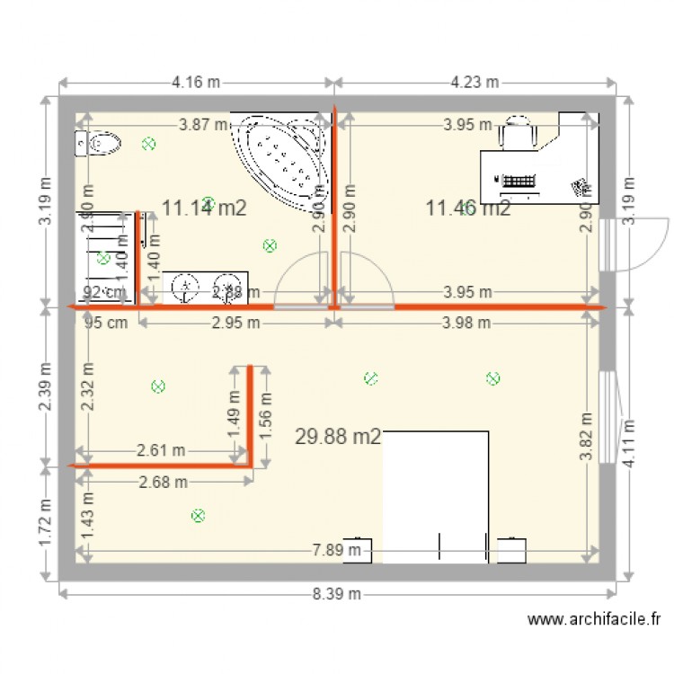 suite parent marmande 1. Plan de 0 pièce et 0 m2