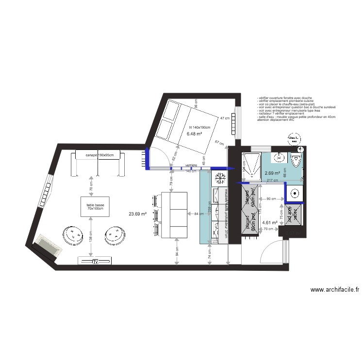 projet seveste plan N1. Plan de 0 pièce et 0 m2