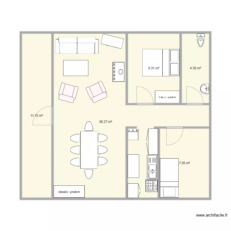 chalet. Plan de chalet. Plan de
