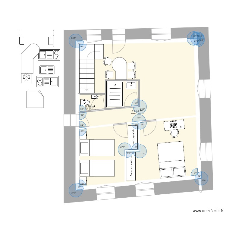 Extension 2. Plan de 0 pièce et 0 m2