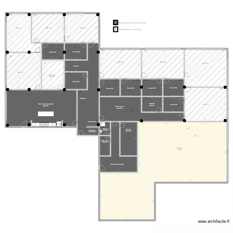 Aird 3.0 Finition plancher (7200pc). Plan de 