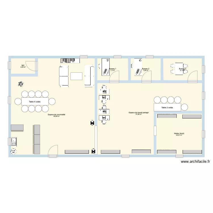 Maison des C. Plan de 