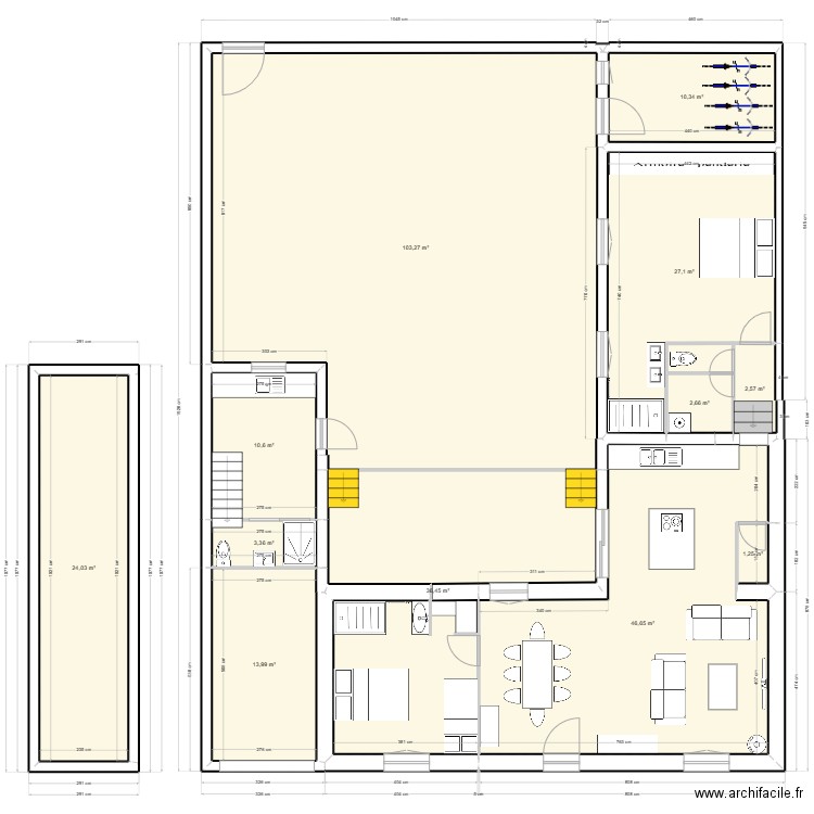 TASDON VERSION JUIN 2023. Plan de 12 pièces et 282 m2