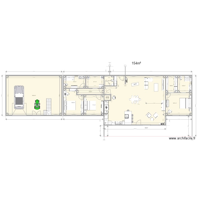 Avec ssol et chb parent levé du soleil ave avancée RIGIDE. Plan de 0 pièce et 0 m2
