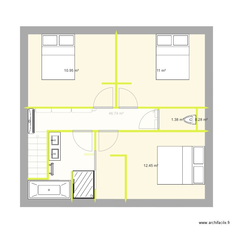 Aline Burgard. Plan de 0 pièce et 0 m2