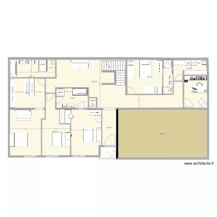 Le Quai nouvelle version 2. Plan de 