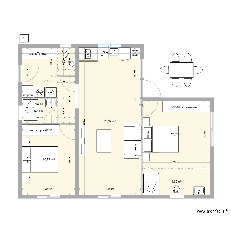caniquit 26. Plan de 0 pièce et 0 m2