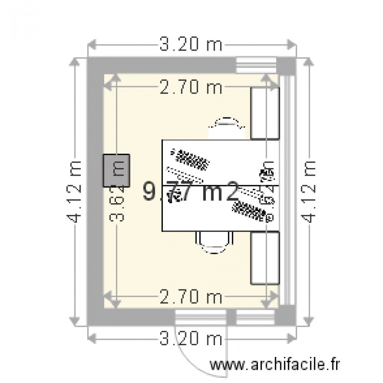 Ace Home Center Desk 180x65cms with return. Plan de 0 pièce et 0 m2
