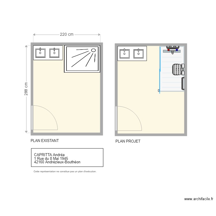 CAPRITTA ANDREA. Plan de 0 pièce et 0 m2