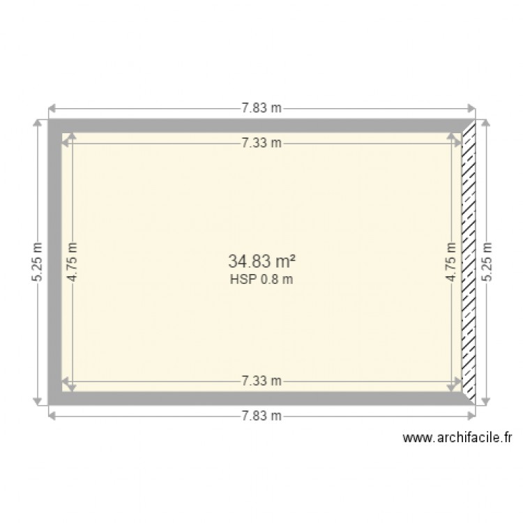 t Plan de maison. Plan de 0 pièce et 0 m2