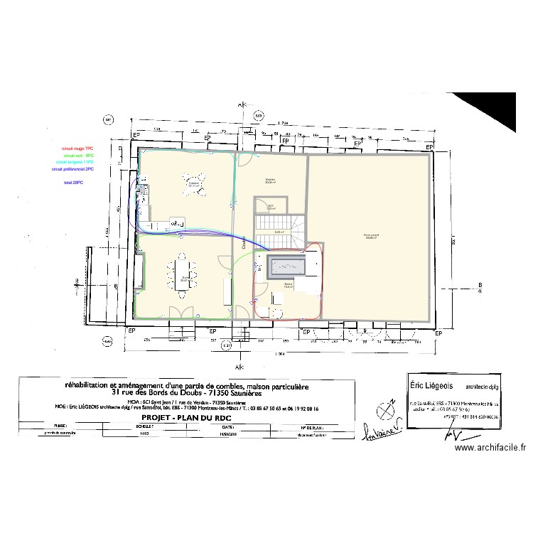 Fontaine Rdc PC V1. Plan de 0 pièce et 0 m2