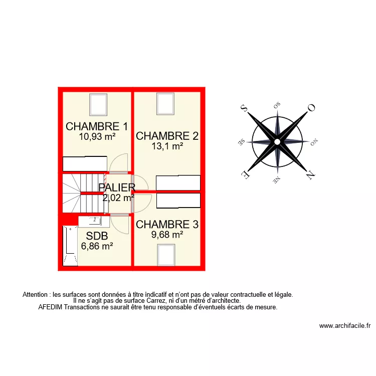 BI 8143 ETAGE. Plan de 