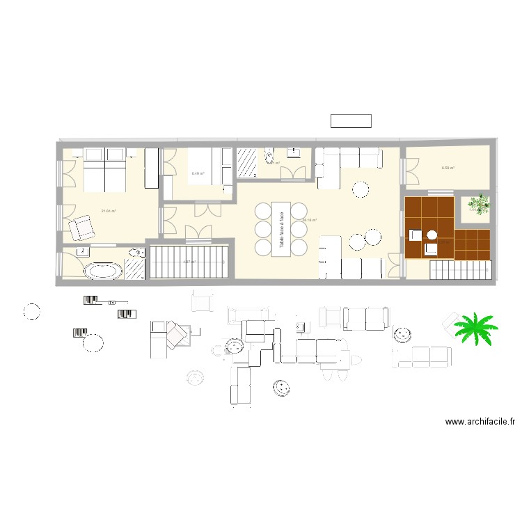 MAISONJAUNEdv2. Plan de 0 pièce et 0 m2