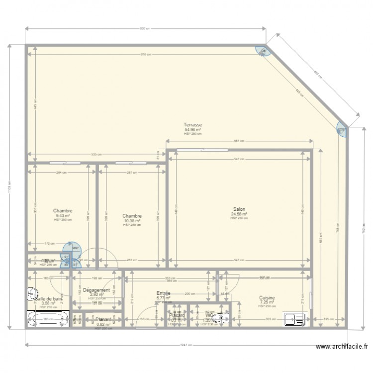 DECUREY. Plan de 0 pièce et 0 m2