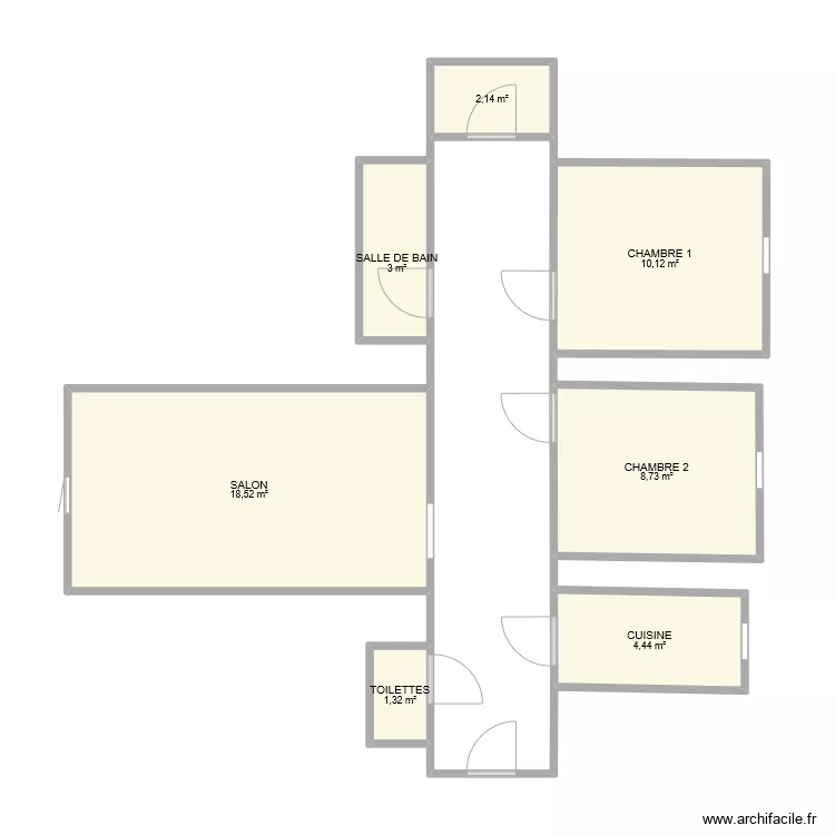 appartement. Plan de 