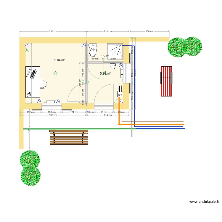 plan maçon murs2. Plan de 0 pièce et 0 m2