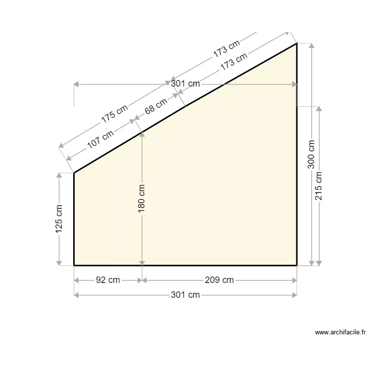 coupe fa&ccedil;ade extension  garage 1. Plan de 