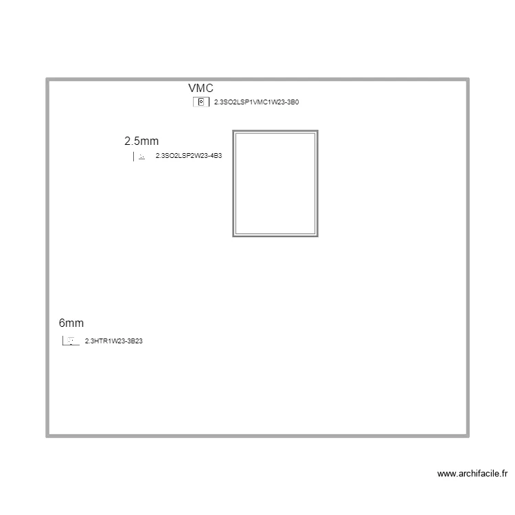 wall 23 3 cable naming. Plan de 