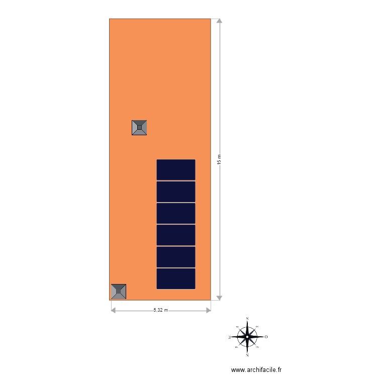 DE CROM. Plan de 0 pièce et 0 m2