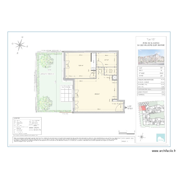 Villiers 3. Plan de 0 pièce et 0 m2