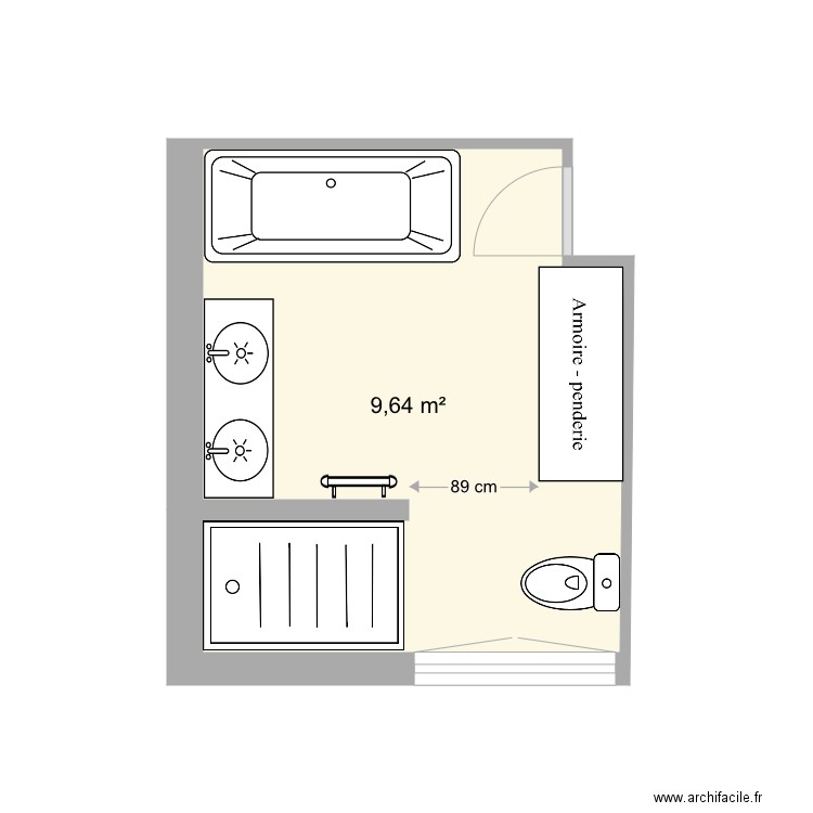 Julie . Plan de 0 pièce et 0 m2