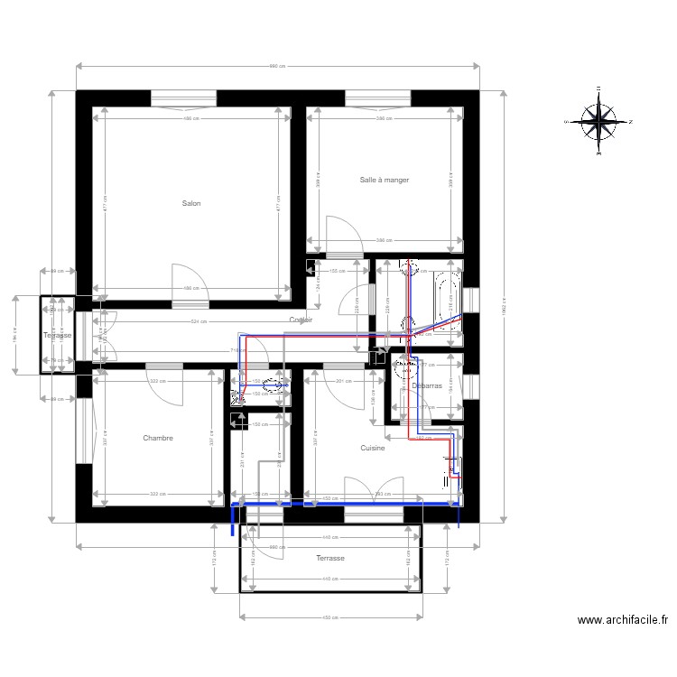 villa. Plan de 0 pièce et 0 m2