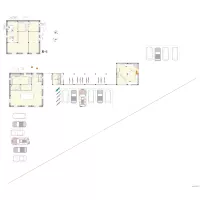 Maison commune 9 trames (9x9 m) 9