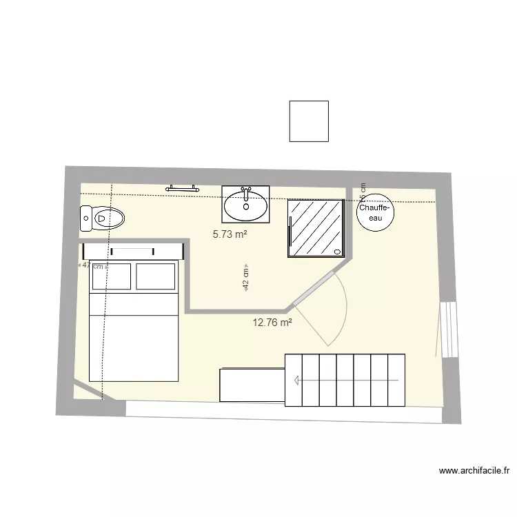 chambre verte 5. Plan de 