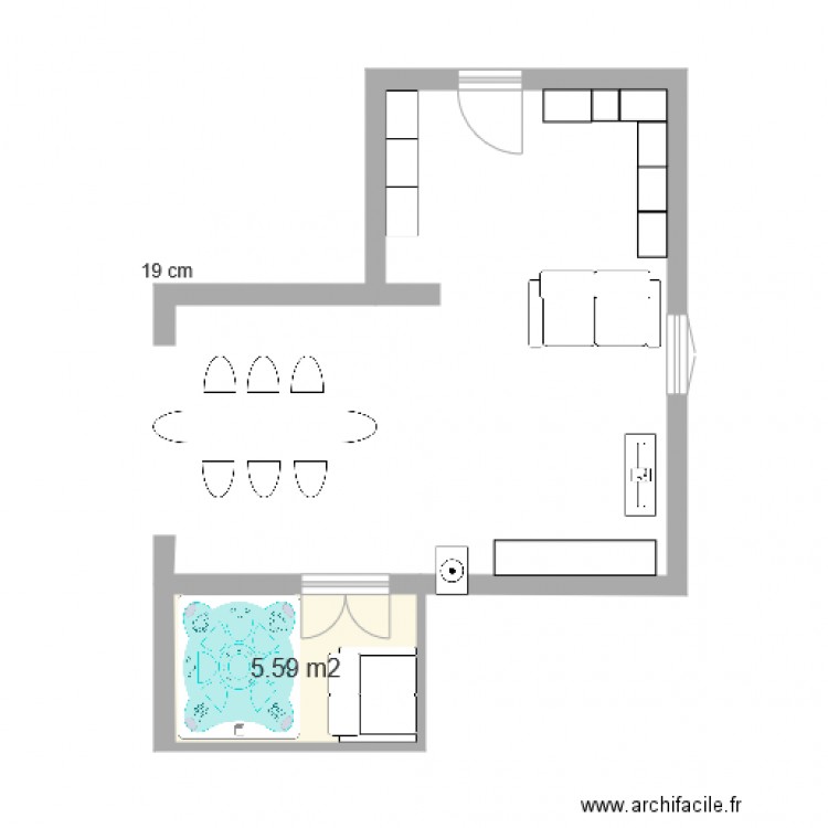 spaceline. Plan de 0 pièce et 0 m2