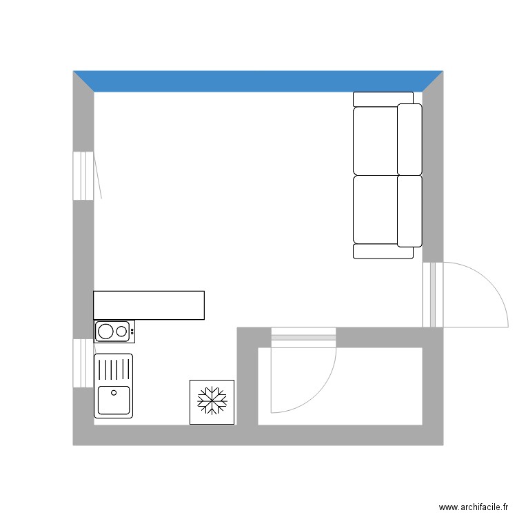 studio mc. Plan de 0 pièce et 0 m2