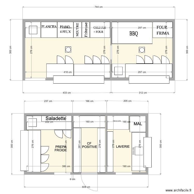 Les graniers. Plan de 0 pièce et 0 m2