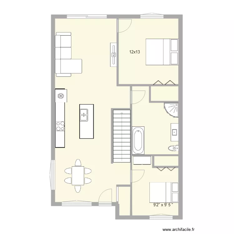 jumel&eacute; 28x38. Plan de 