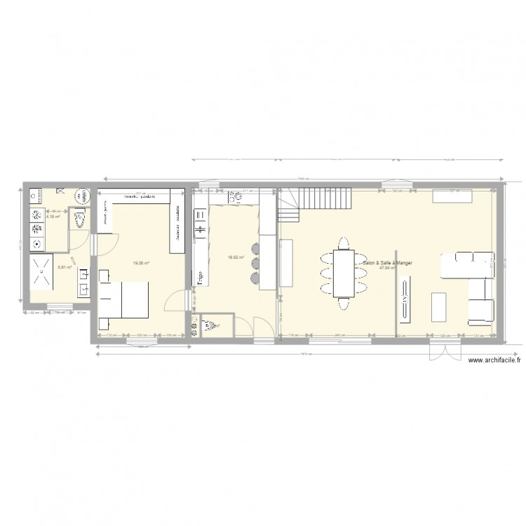 Maison futur RDC 3. Plan de 0 pièce et 0 m2