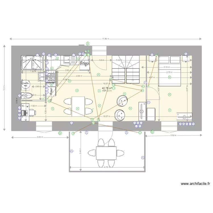 projer CAJEAN au 14 DECEMBRE 18 changement emplacement douche bas. Plan de projer CAJEAN au 14 DECEMBRE 18 changement emplacement douche bas. Plan de