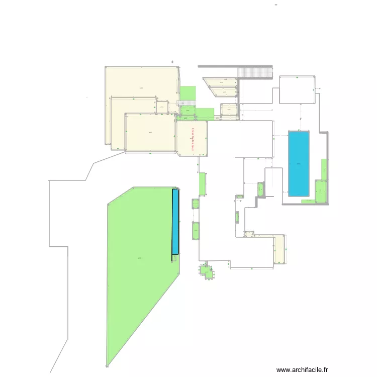 plan de base maison le chausset. Plan de 