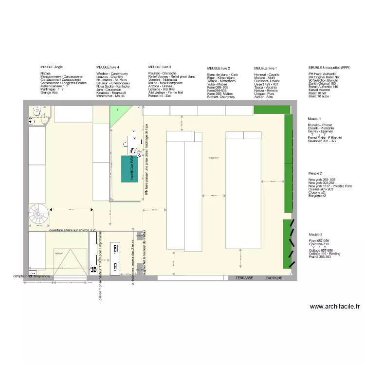 implantation ls 2021. Plan de 