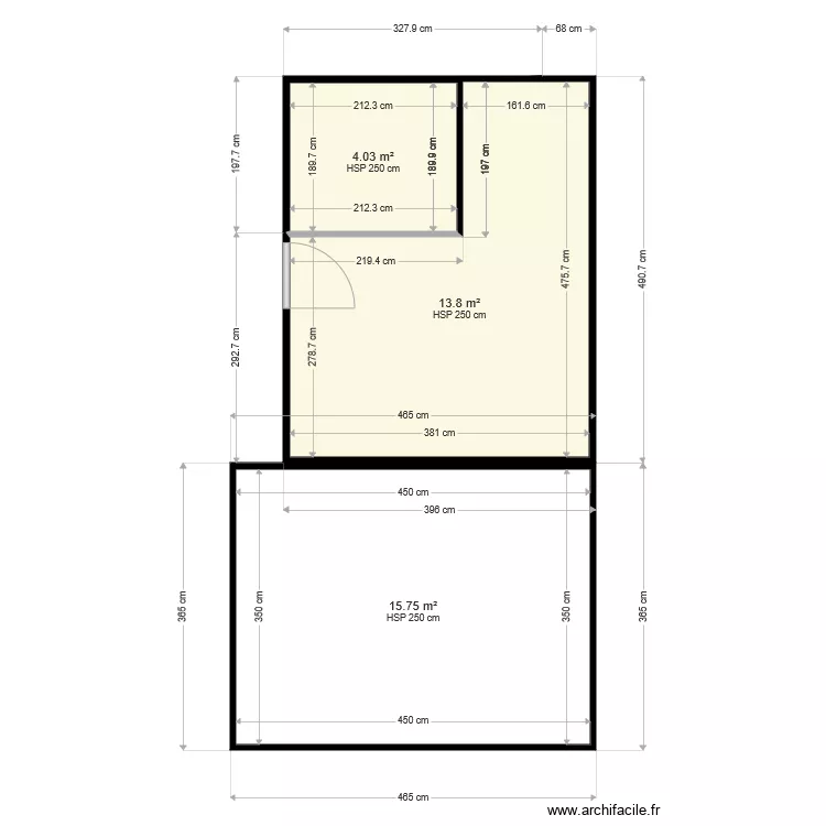 plan des pieces de la maison . Plan de 