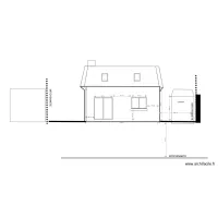 FACADE COTE JARDIN PROJET