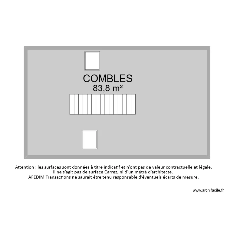 BI9834 COMBLES . Plan de 