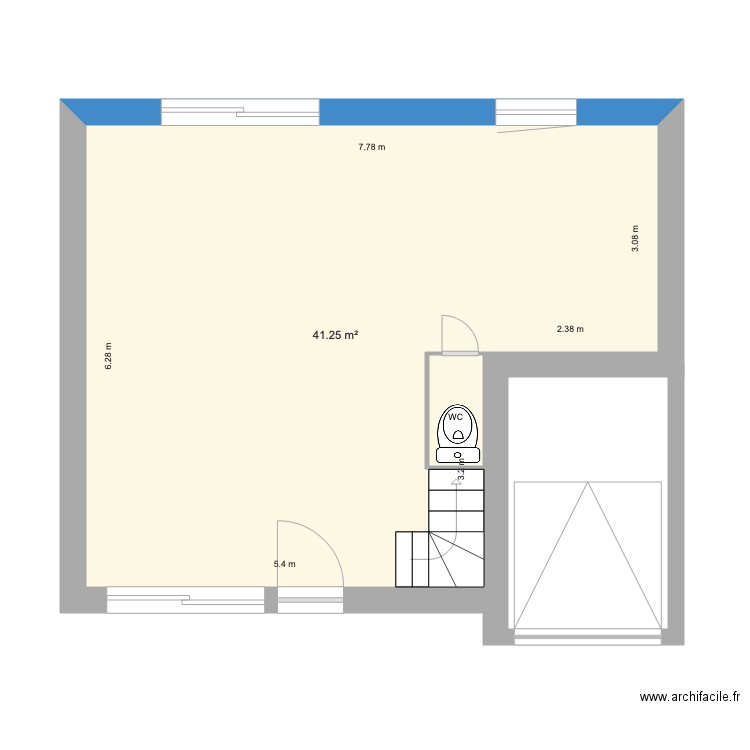 CHENU. Plan de 0 pièce et 0 m2