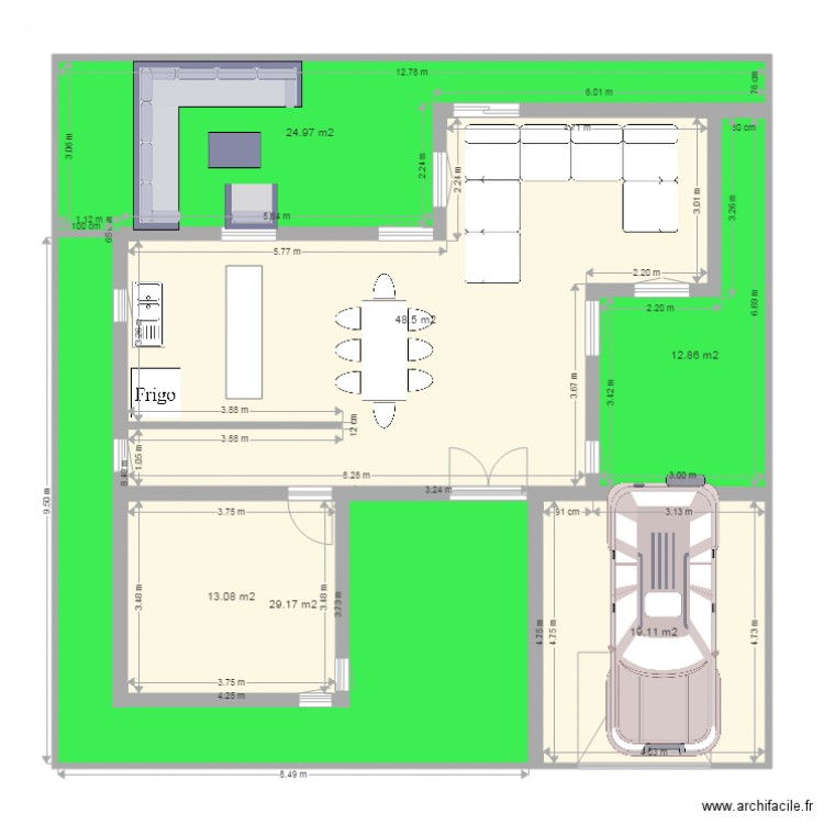 lum 2. Plan de 0 pièce et 0 m2