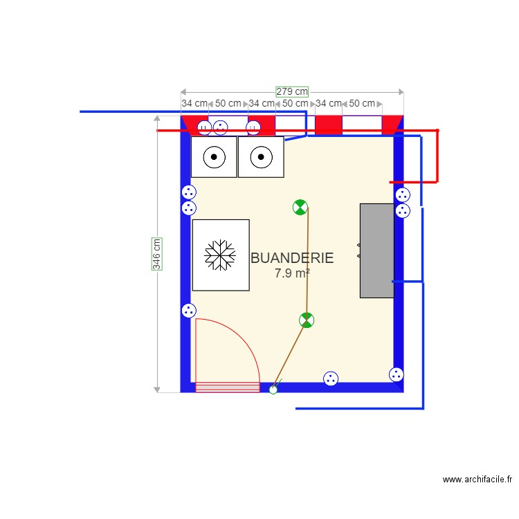 PIECE 5 BUANDERIE V20 DEFINITIVE. Plan de 0 pièce et 0 m2