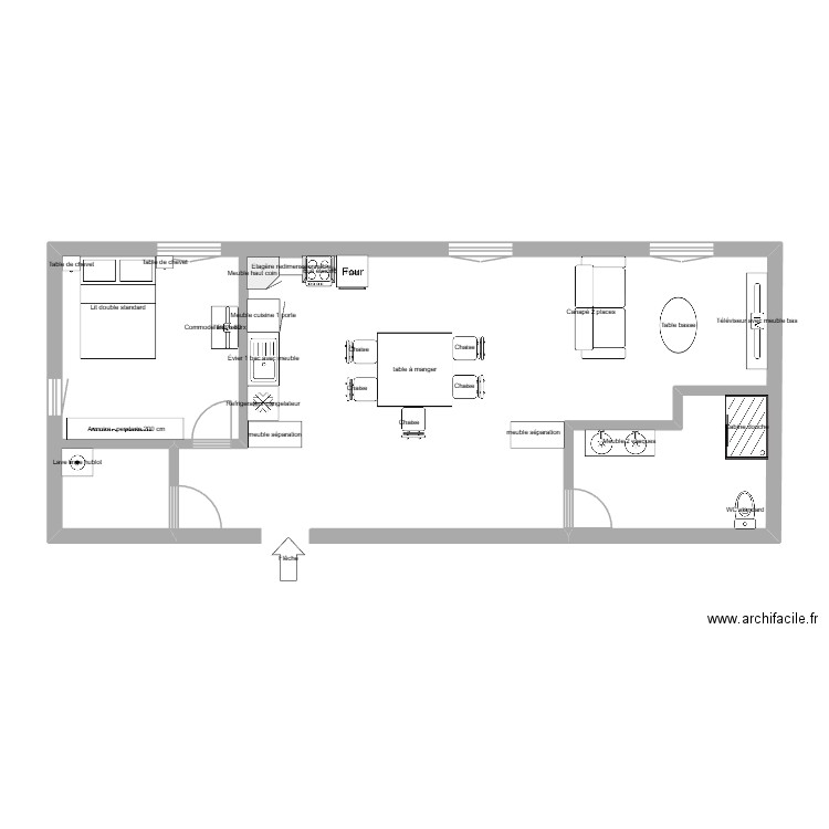 Etage n°1. Plan de 0 pièce et 0 m2